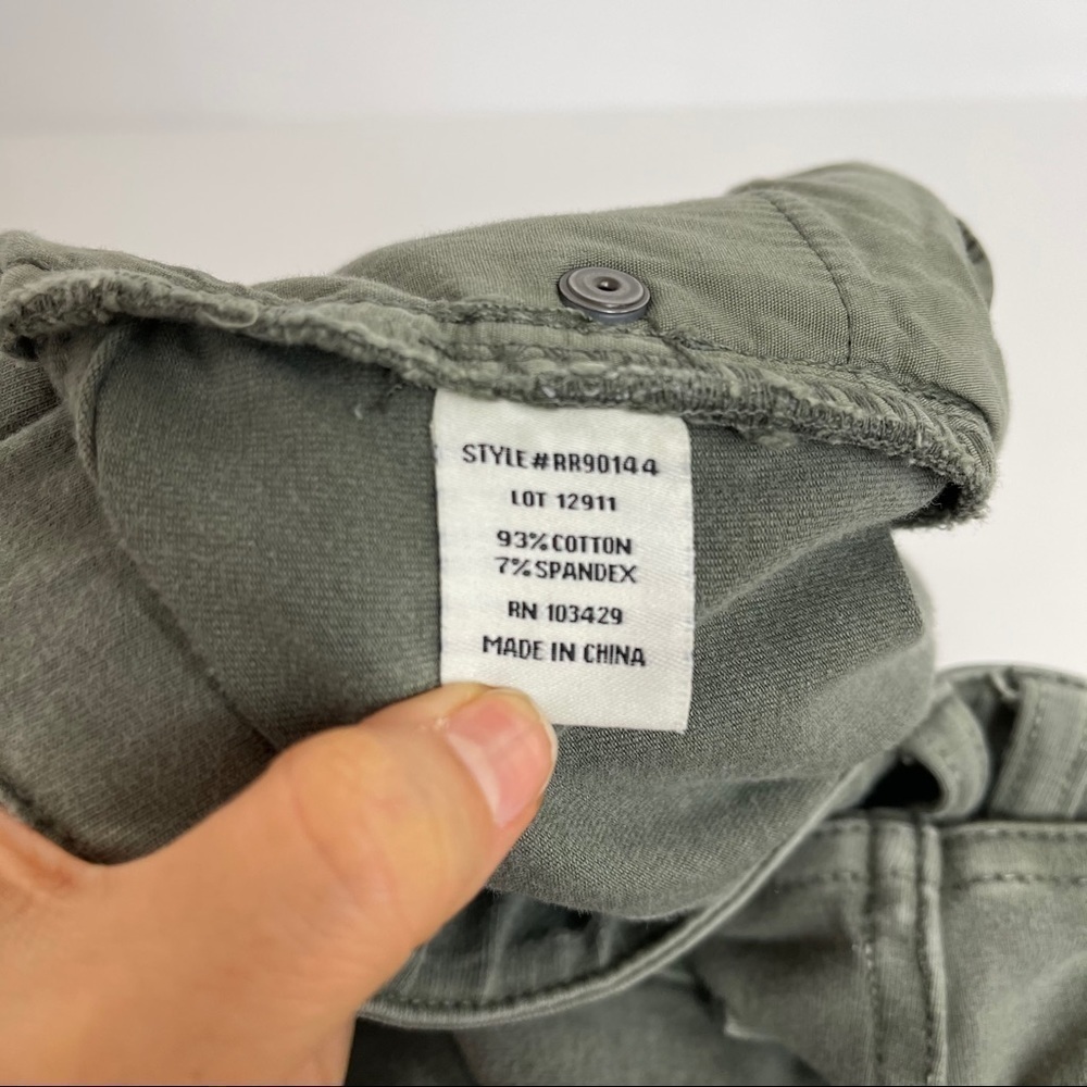 Anthro Marrakech olive green stretch skinny jeans - Picture 4 of 11